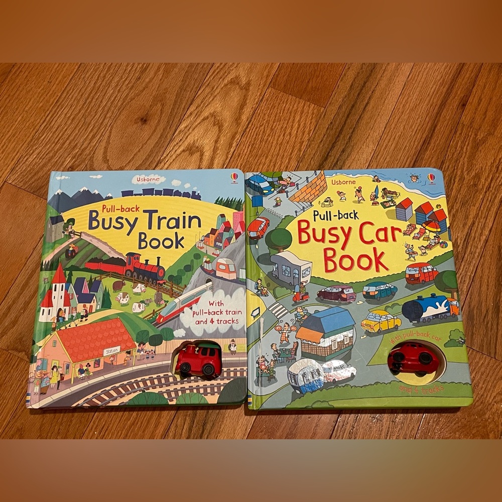 Usborne Pull Back books lot